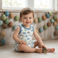 Boys Blue Dinos Shortall by Bestaroo