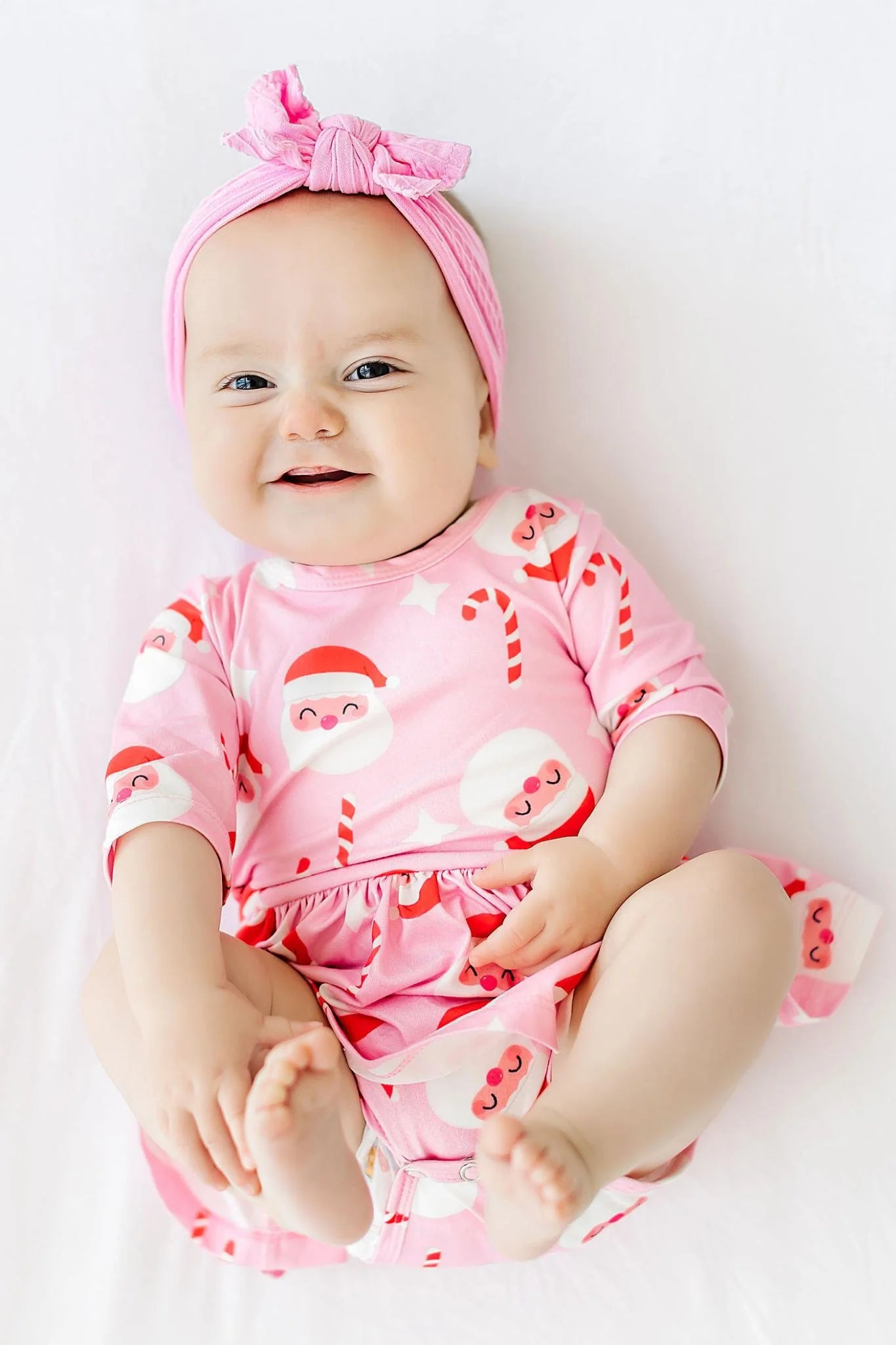 Girls Jingle Bells 3/4 Sleeve Twirl Bodysuit or Dress by Mila & Rose