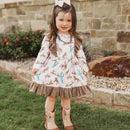 Girls Gettin' Western Ruffle Dress by Shea Baby