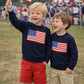 Boys Navy USA Flag Sweater by Me & Henry