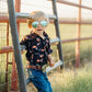 YeeHaw Short Sleeve Pearl Snap Shirt by Shea Baby