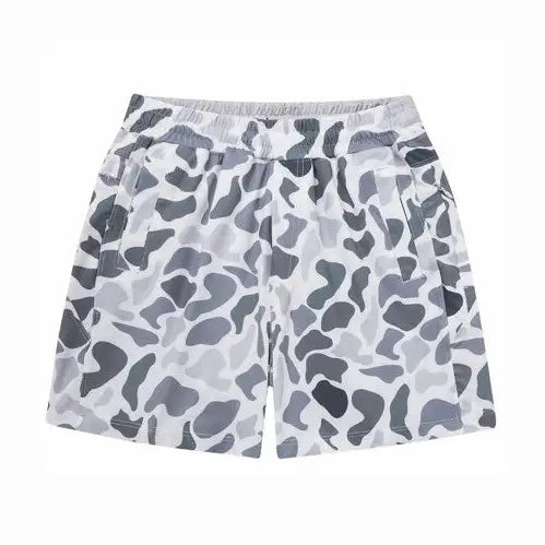 Boys Grey Duck Camo Freeballers Shorts by Meripex
