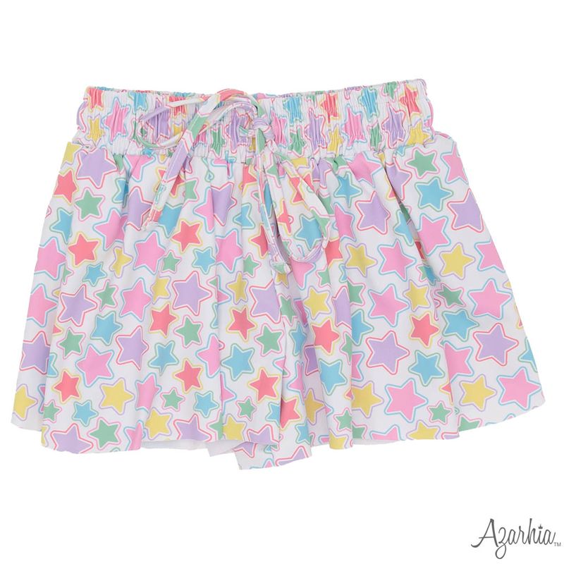 Girls Happy Stars Butterfly Shorts by Azarhia
