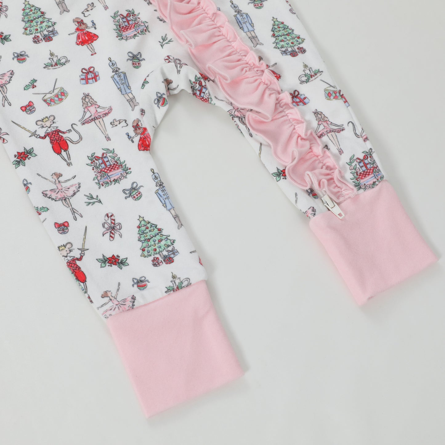 Girls Nutcracker Butterknit Zip Up Romper by Swoon Baby