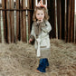 Girls Horseshoe Long Cardigan Sweater by Shea Baby