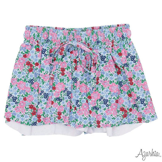 Girls London Floral Butterfly Shorts by Azarhia