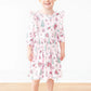 Girls Pink Christmas Flutter Bodysuit or Twirl Dress by Mila & Rose