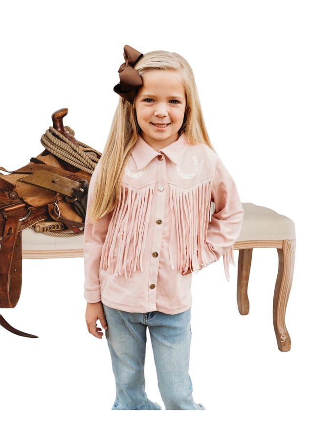 Girls Literally Just a Cowgirl Jacket by Shea Baby