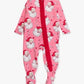 Girls Pink Santa Joy 1 Pc Pj's or L/S Pajama Set by RuffleButts