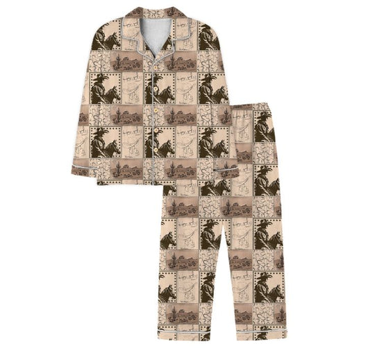 Boys Howdy Cowboy Pajamas by Shea Baby