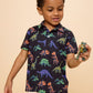 Boys Prehistoric Pals Knit S/S Performance Polo by Rugged Butts
