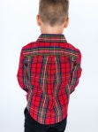 Boys Red Nicholas Plaid L/S Button Down Bodyshirt or Shirt by RuggedButts
