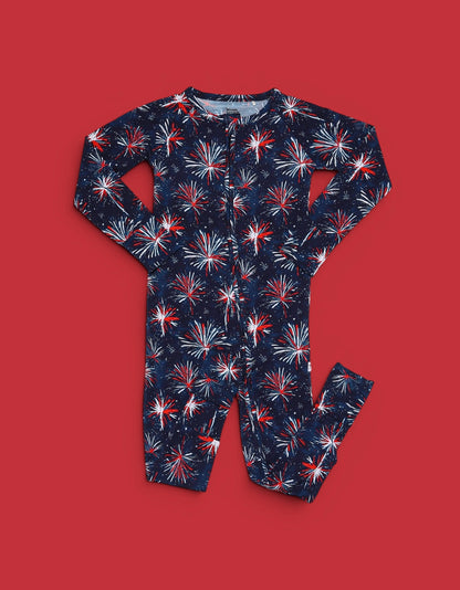 Boys Red, White & Boom Dream Romper by Dream Big Little Co.