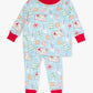 Boys Santa Sweets 1 Pc Footie Pjs or Pajama Set by RuffleButts