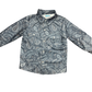 Boys Grey Paisley LS Pearl Snap Onesie or Shirt by Shea Baby