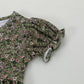 Girls Green Floral Puff Sleeve Romper by Swoon Baby