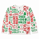 Girls Christmas All Over Long Sleeve Tee by Belle Cher