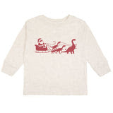 Boys Dino Christmas L/S T-shirt by Sweet Wink