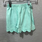 Girls Floral Tunic with Aqua Shorts Shorts Set by Ishtex
