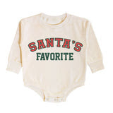 Boys Santa's Favorite Christmas L/S Romper by Sweet Wink