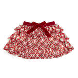 Girls Christmas Plaid Bow Tiered Tutu by Sweet Wink