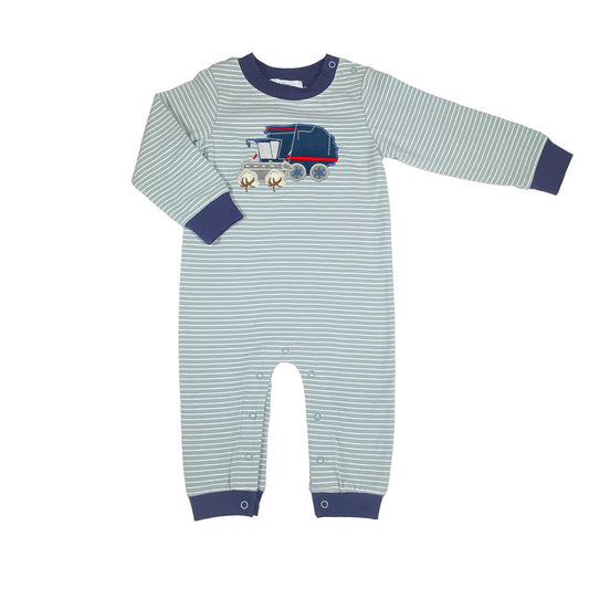 Boys Cotton Romper by Ishtex