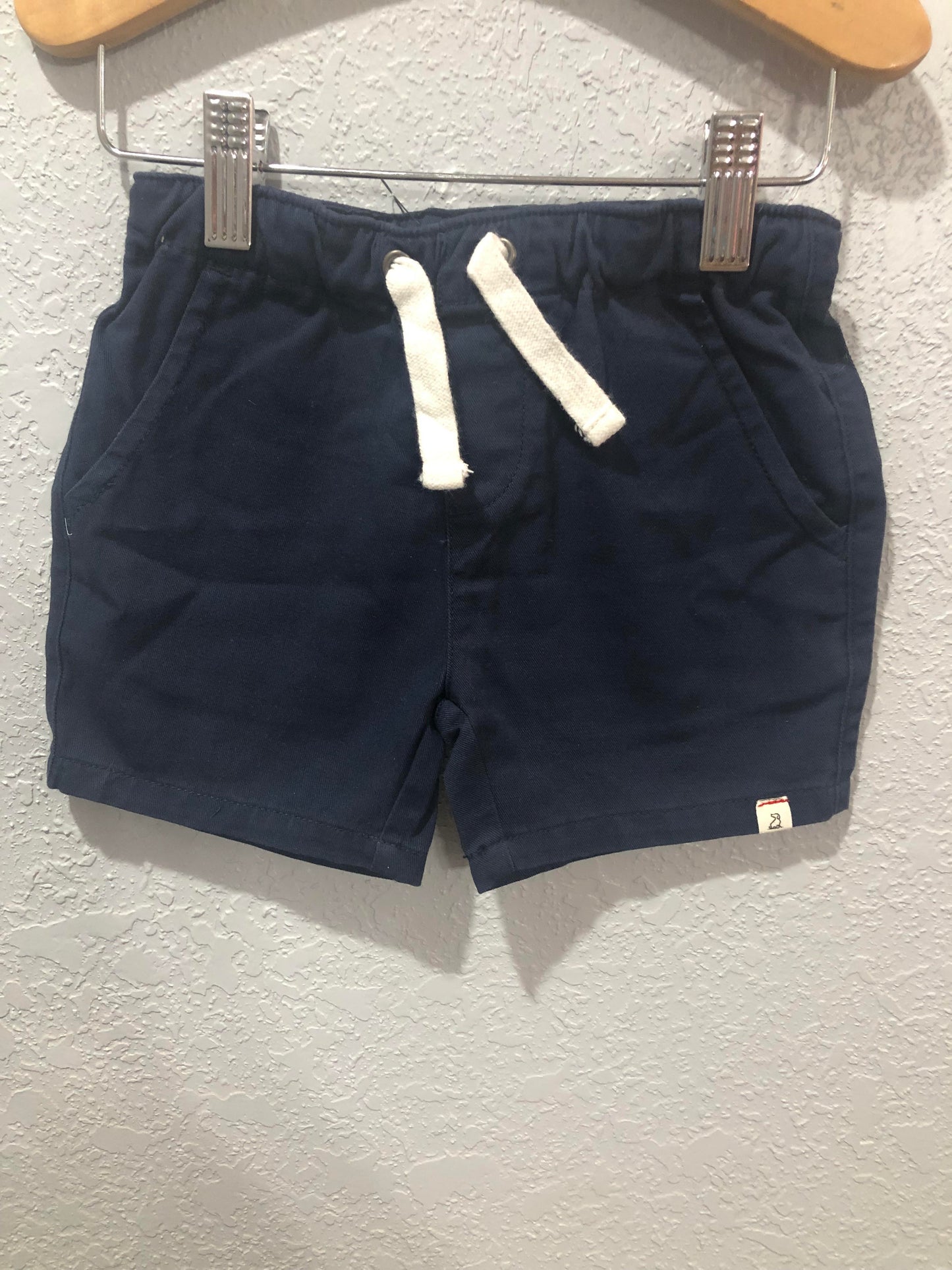 Boys Navy Ribbed Shorts by Me & Henry