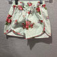 Girls Pink Top with Floral Shorts Set by Three Sisters