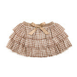 Girls Gingham Printed Tulle Tiered Tutu by Sweet Wink