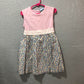Girls Floral Colorblock Dress with Sash by Three Sisters