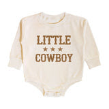 Boys Little Cowboy L/S Romper by Sweet Wink