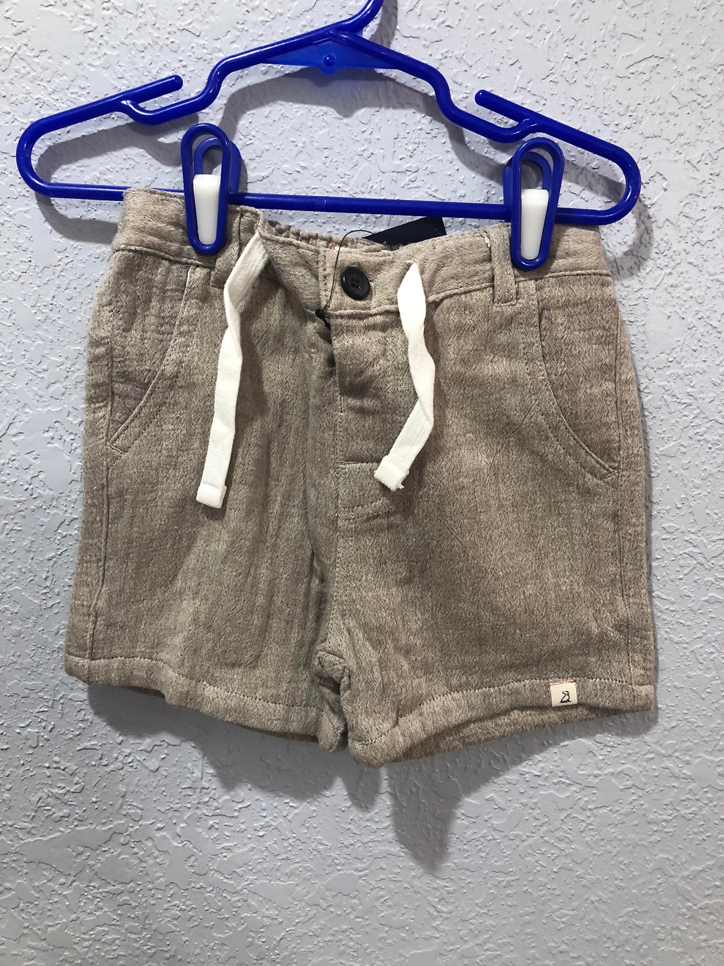 Boys Tan Crew Shorts by Me & Henry