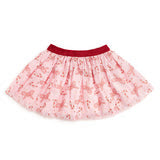 Girls Candy Cane Bow Printed Christmas Tutu by Sweet Wink
