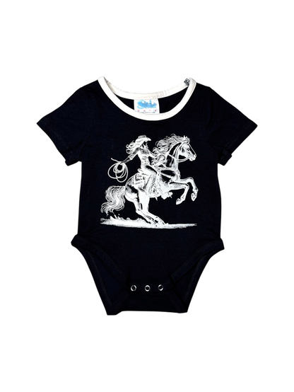 Girls Annie Oakley SS Graphic Onesie or Shirt by Shea Baby