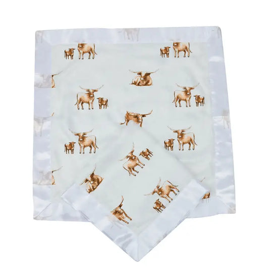 Newcastle Wild Horse Cotton Muslin Security Baby Blankie (Set of 2)