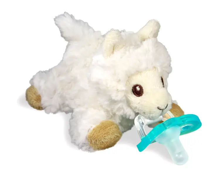 RaZbuddy Lulu Llama Paci/Teether Holder and JollyPop Pacifier