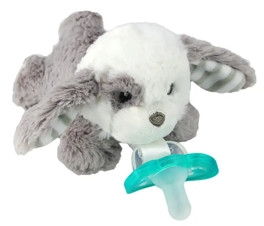 RaZbuddy Palmer Puppy Paci/Teether Holder and JollyPop Pacifier