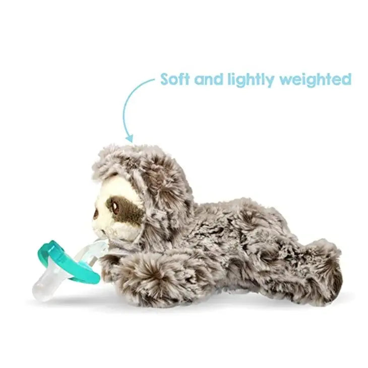 RaZbuddy Sam Sloth Paci/Teether Holder and JollyPop Pacifier