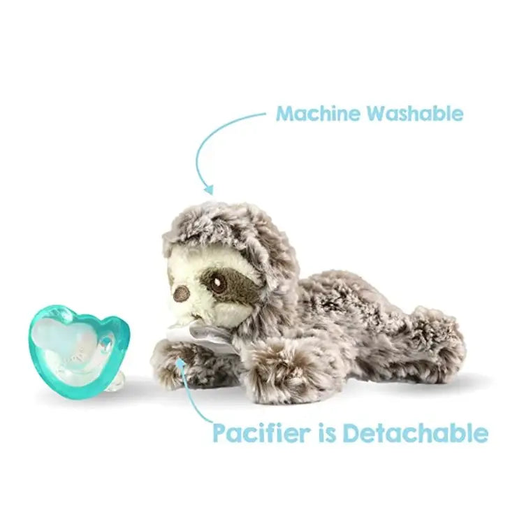 RaZbuddy Sam Sloth Paci/Teether Holder and JollyPop Pacifier