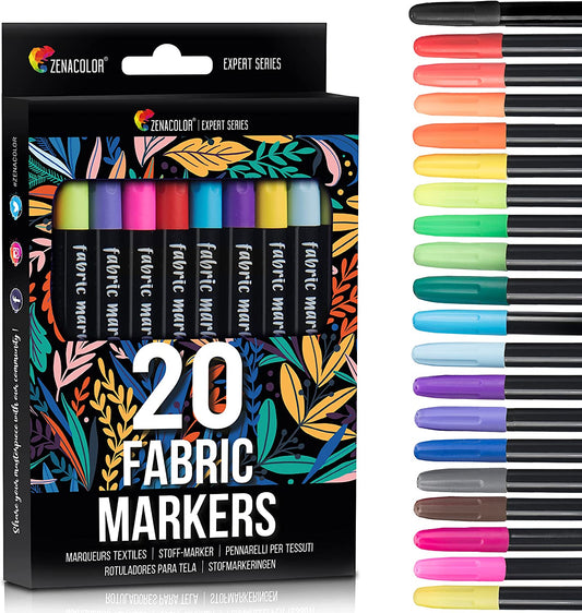 Zenacolor Fabric Marker Set