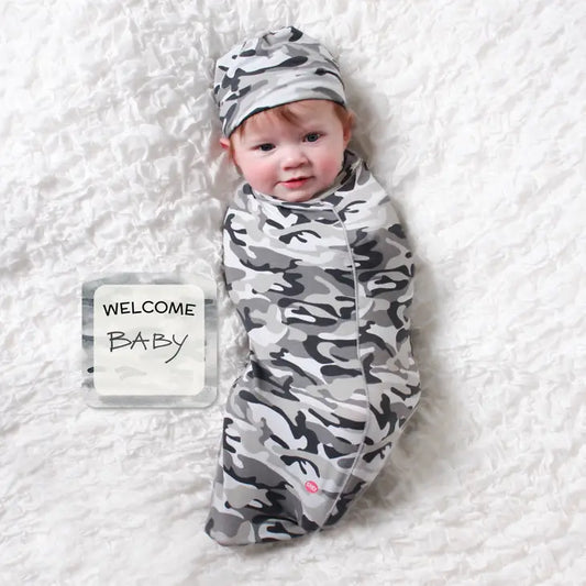 Cozy Cocoon Camo Baby Swaddle