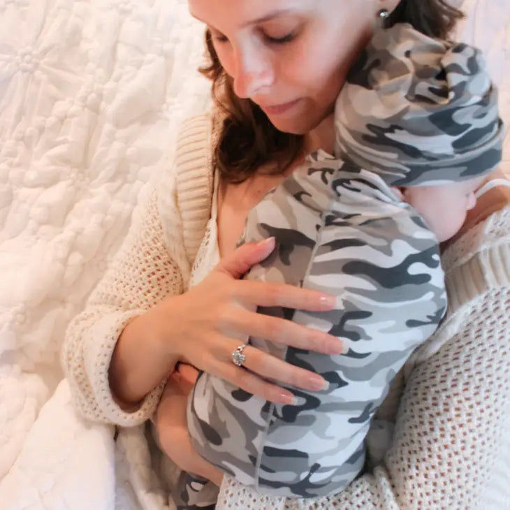 Cozy Cocoon Camo Baby Swaddle