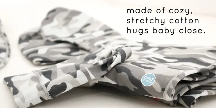 Cozy Cocoon Camo Baby Swaddle