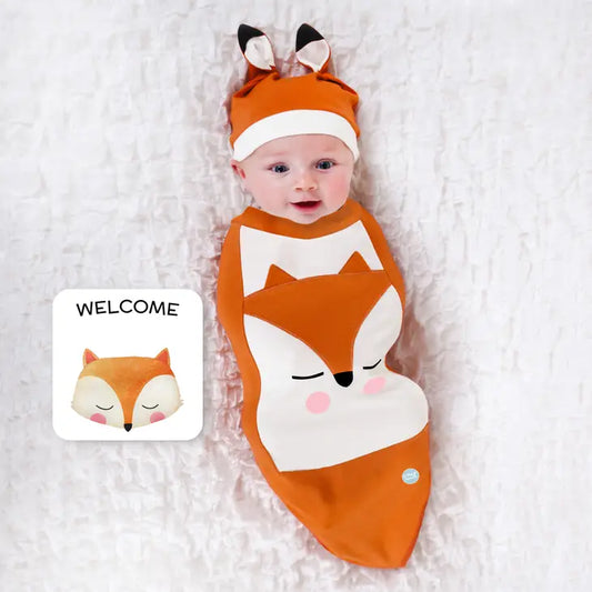 Cozy Cocoon Fox Baby Swaddle