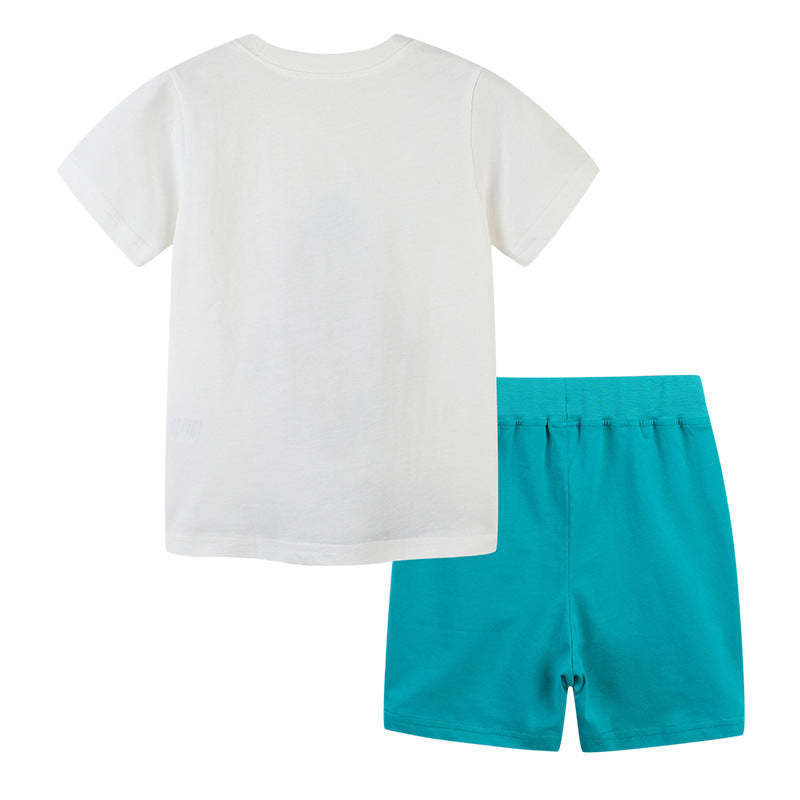 Boys Aosta Betty Rocket T-Shirt and Shorts (2-Piece Set)