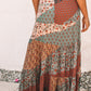 Ladies Boho Print Long Maxi Skirt