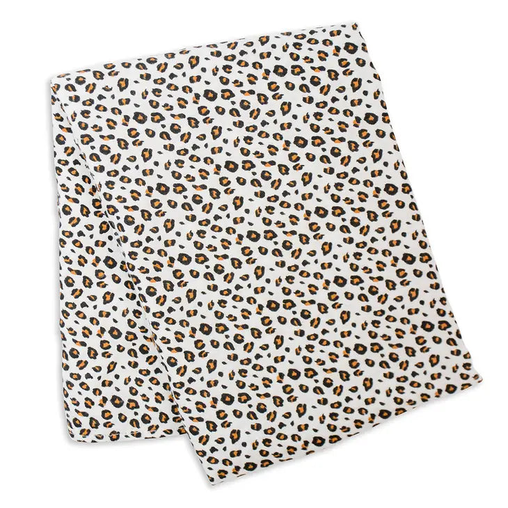 Lulujo Deluxe Bamboo Swaddle - Leopard