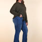 Ladies Grace & Emma The Hanna Medium Wash Shark Bite Flares