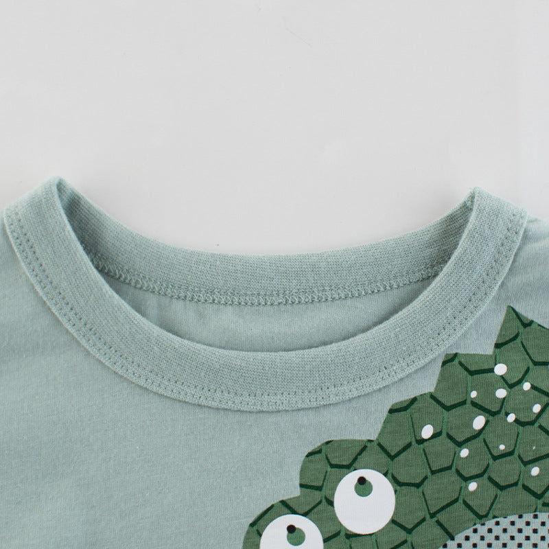 Boys Green Alligator T-Shirt