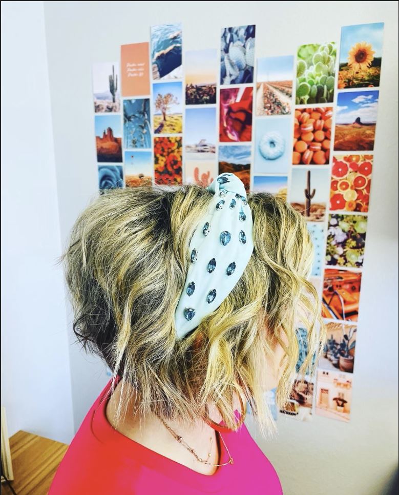 Ladies Top Knot Jewel Headband